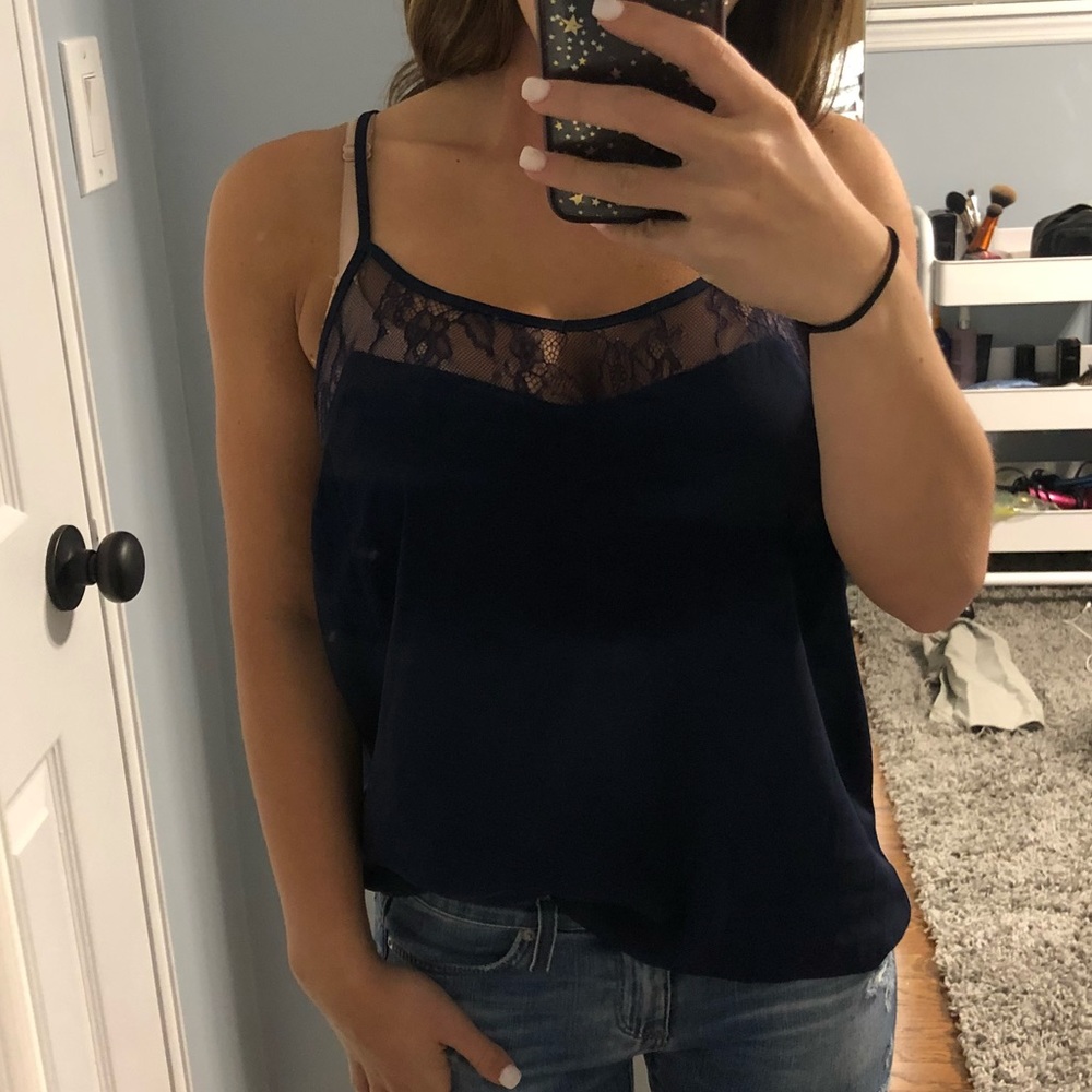 Forever 21 Navy Lace Cami